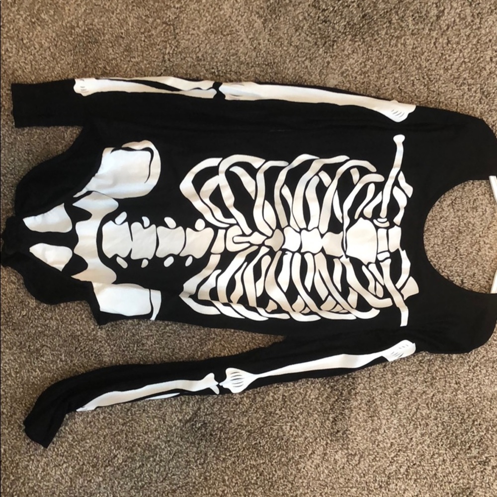 Skeleton body suit